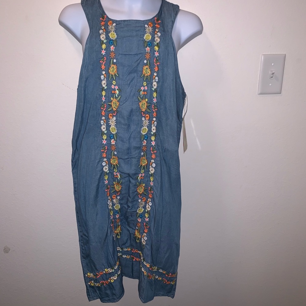 GB Girls  Sleeveless Light Wash Denim Girl…